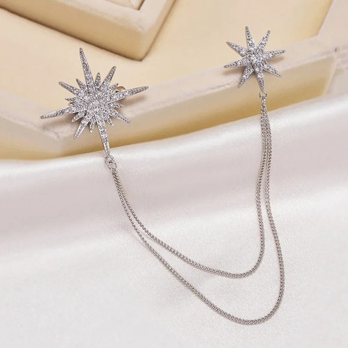 Pearl square brooch women - square,