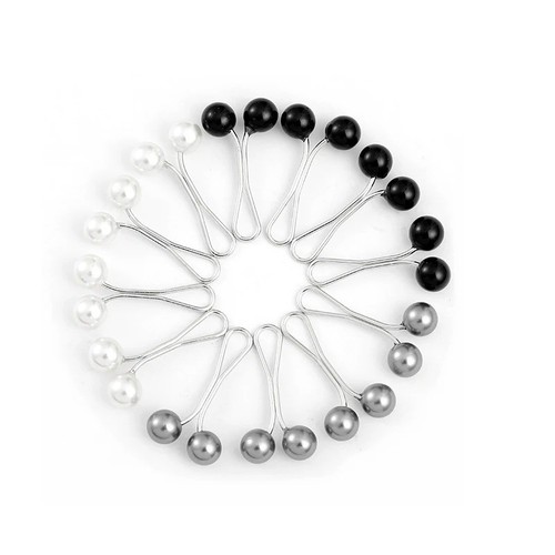 12pcs pearl hijab - pearl, anti