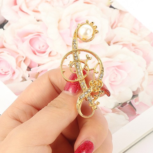 Vintage pearl brooch - for, men