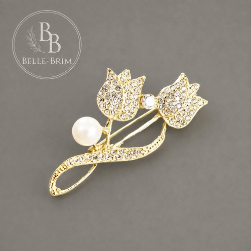 Elegant gold tulip flower - elegant,