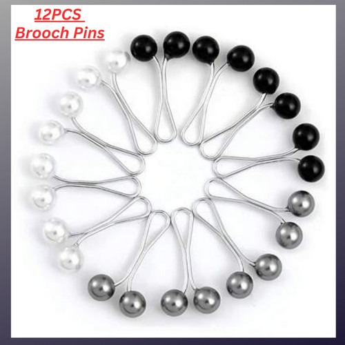 Scarf pins shaped brooch - pins, u-shaped