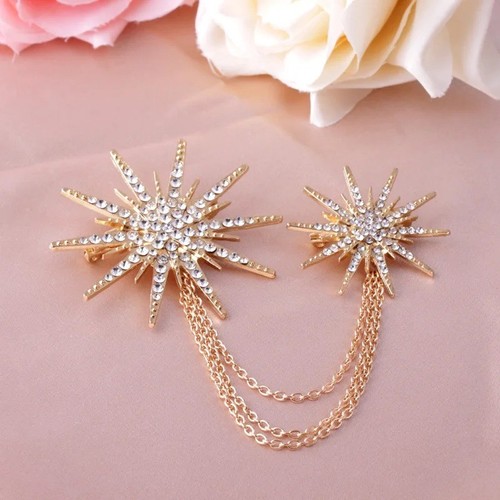 Pearl square brooch women - pearl,