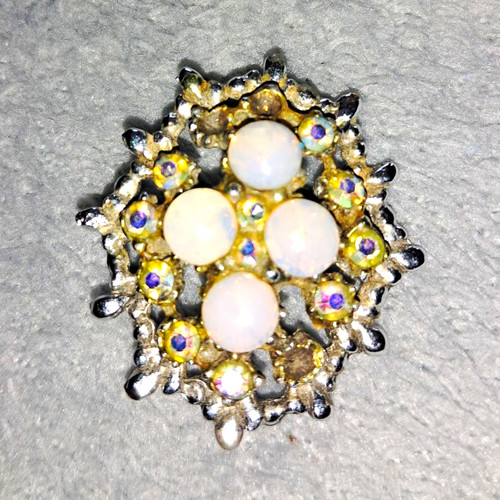Silver tone oval - silver,