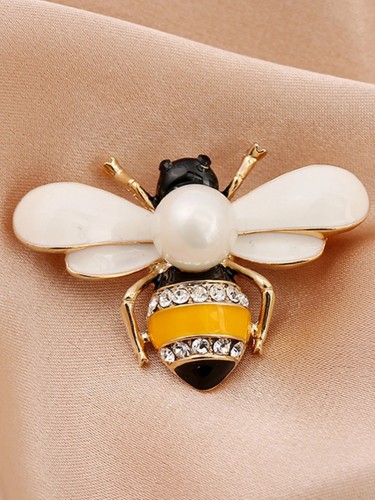Luxury crystal bee pearl - luxury,