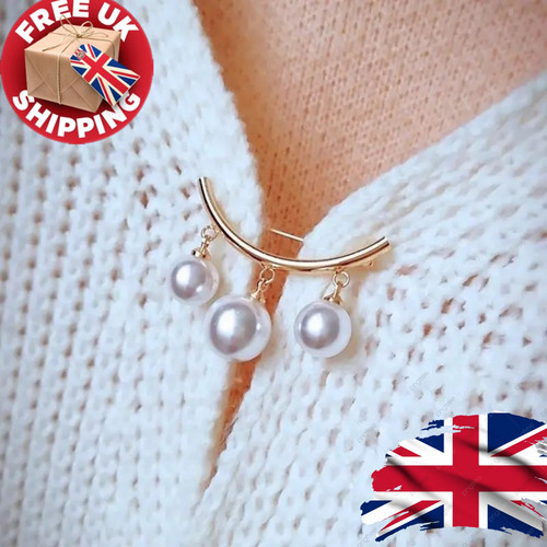 Pearl brooch pin for women - brooch,