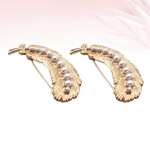2pcs pearl brooch - 2pcs,