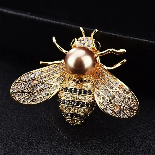 Design insect bee brooch - bee, –