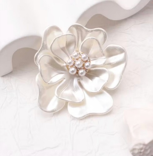 Exclusive white silver flower - exclusive,