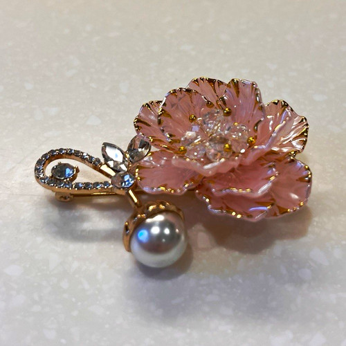 Gold tone pink - gold,