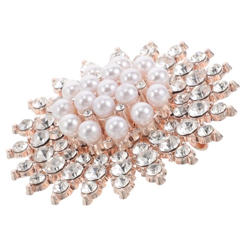 Stylish golden pearl brooch - stylish,