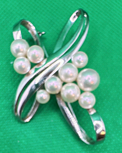 Vintage mikimoto sterling - mikimoto,