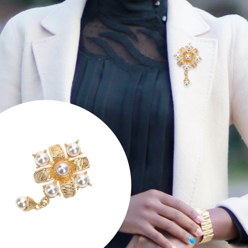 Vintage baroque brooch - baroque,