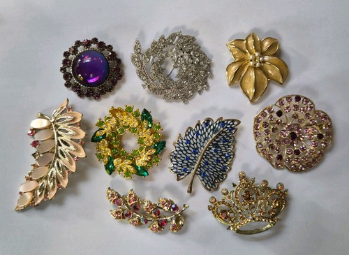 9pc costume jewellery mixed - costume,